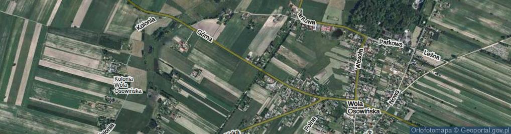 Zdjęcie satelitarne Górna ul.